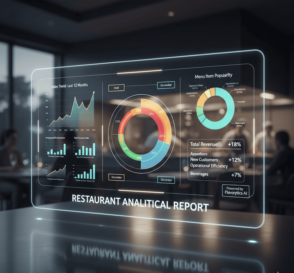 Restaurant POS analytics dashboard